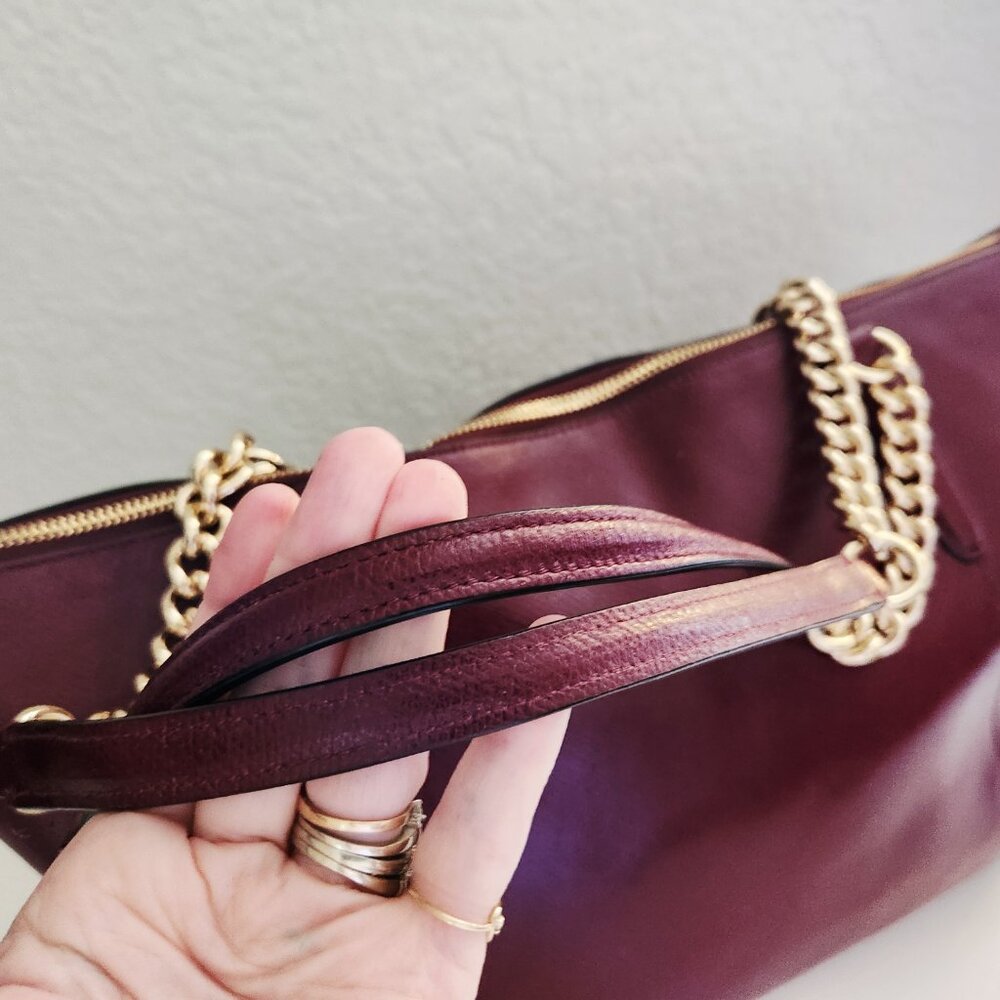 Like New Coach Ava Genuine Leather Handbag Tote Purse - Picture 5 of 12